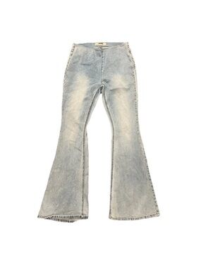 Rock & Roll Denim Jean’s Women’s Size 31x34 Blue Bargain Bell Pull On Flare